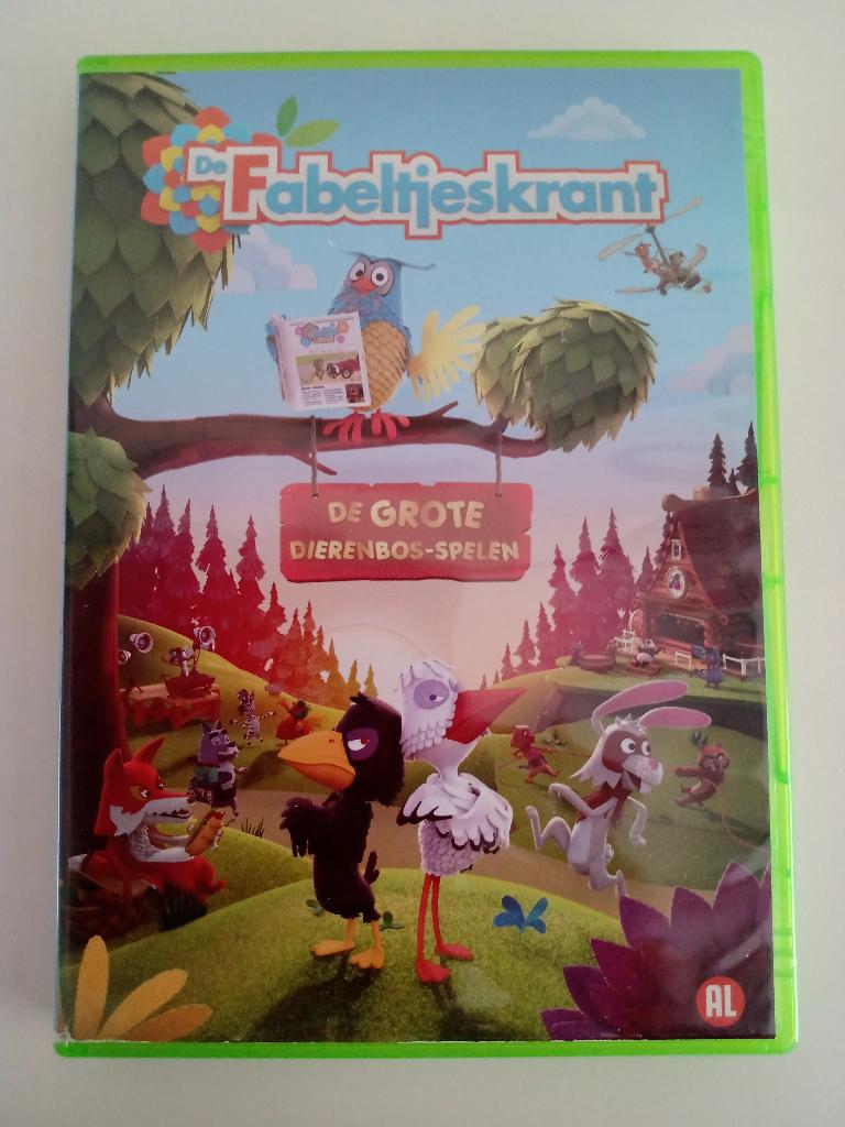 DVD van De Fabeltjeskrant - De Grote Dierenbos-Spelen, Alle leeftijden, Ophalen of Verzenden, Gebruikt, Overige genres