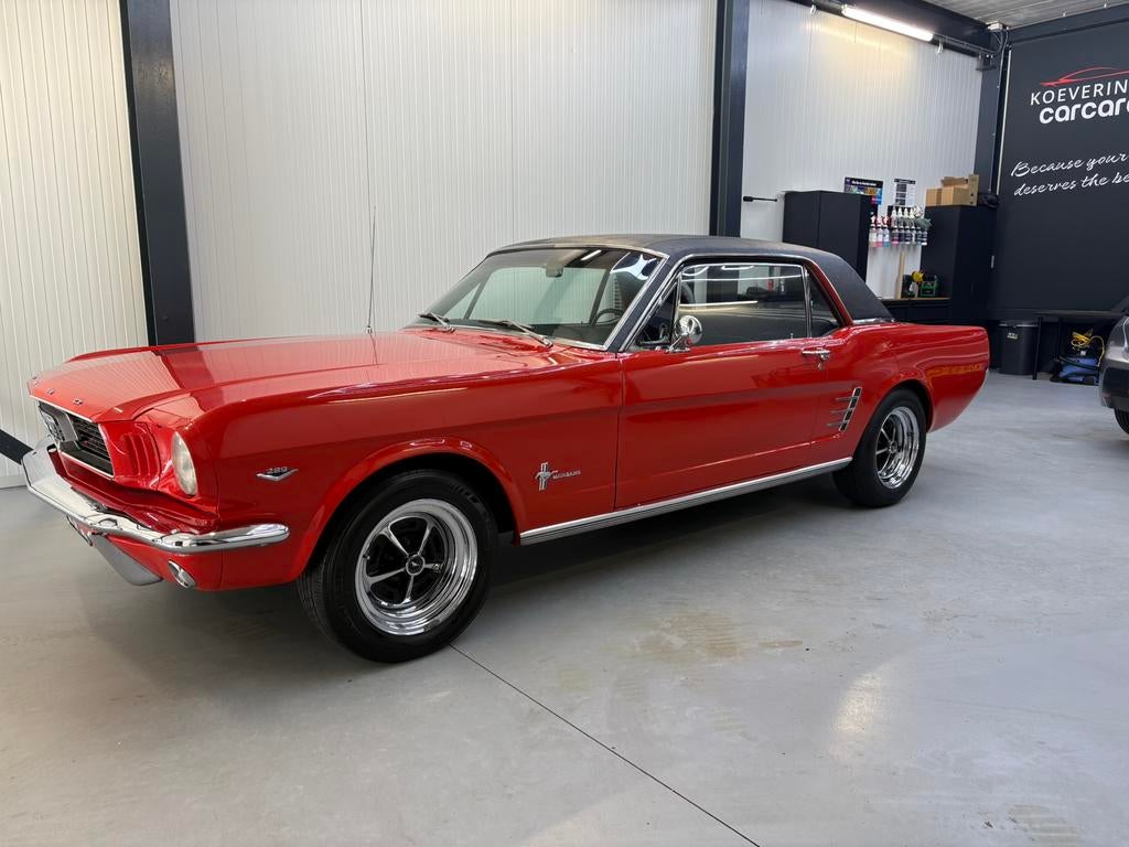 Ford Mustang 4.7 1966 Rood, Auto's, 4733 cc, 8 cilinders, 4 stoelen, Bedrijf
