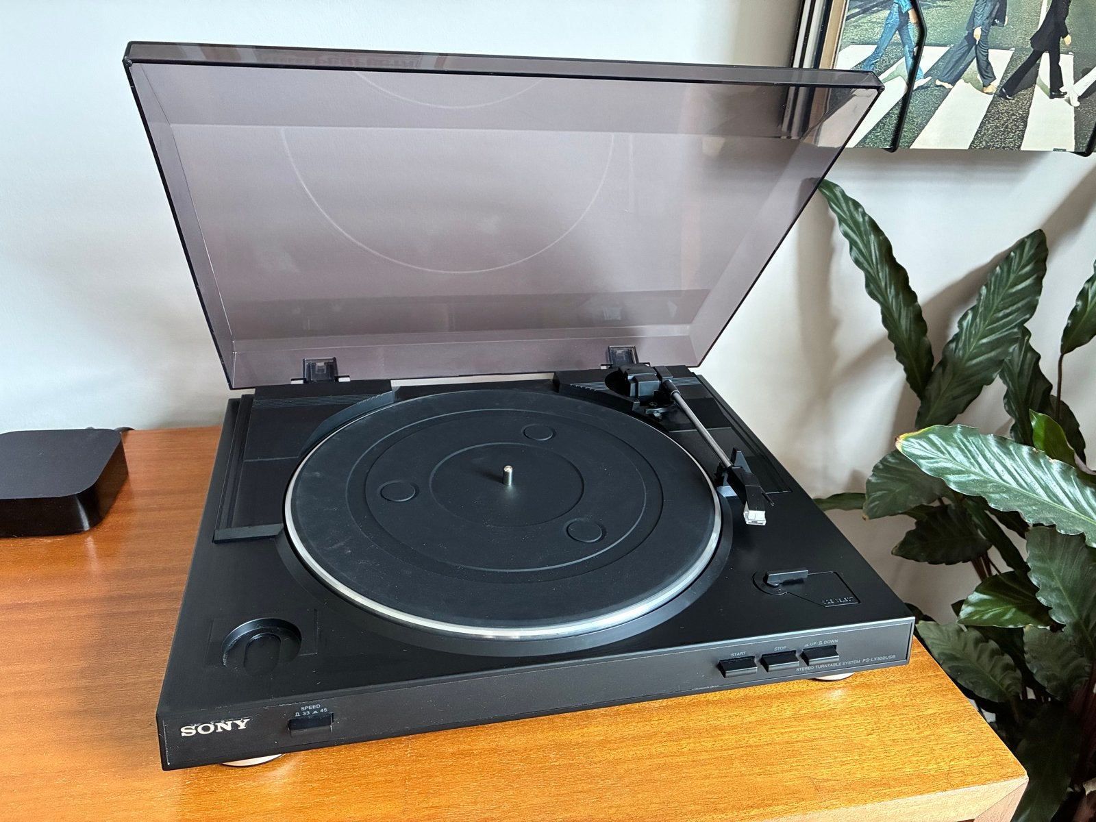 Sony PS-LX300USB Platenspeler, Ophalen, Gebruikt, Automatisch, Platenspeler