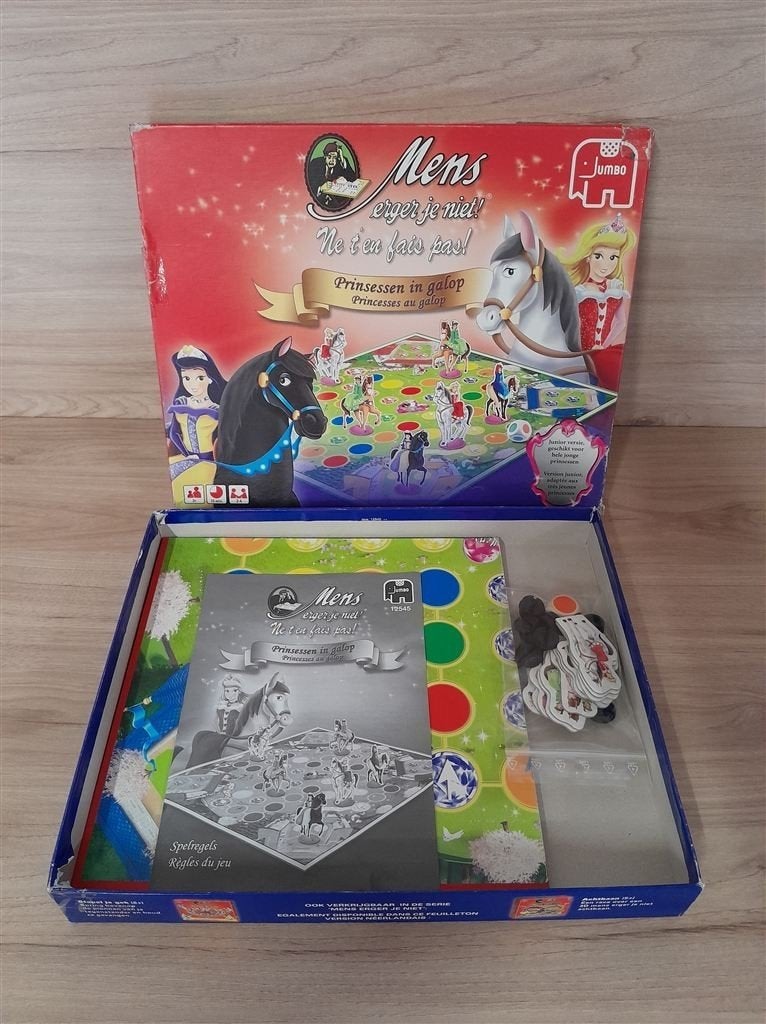 Mens erger je niet - disney prinsessen in galop - s4683