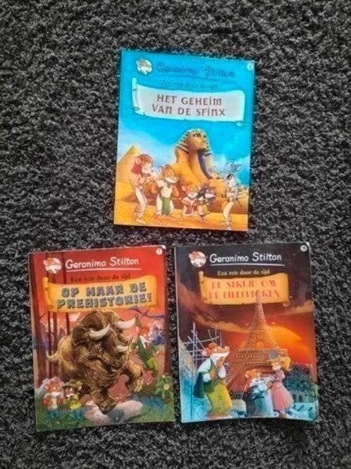 3 Stripboeken Geronimo Stilton deel 2, 7 en 9, samen €5,50, Meerdere stripboeken, Ophalen of Verzenden, Gelezen, Geronimo Stilton