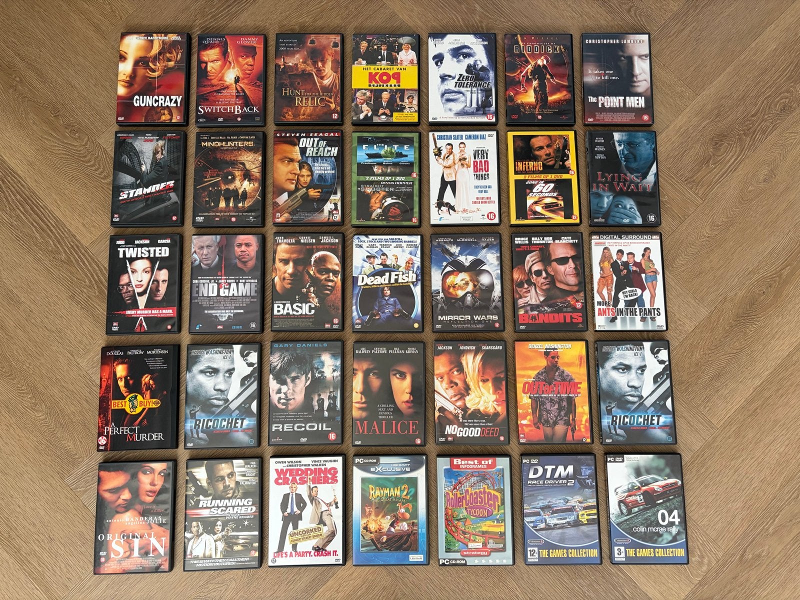 Grote collectie diverse DVD films en PC games, Alle leeftijden, Ophalen of Verzenden, Zo goed als nieuw