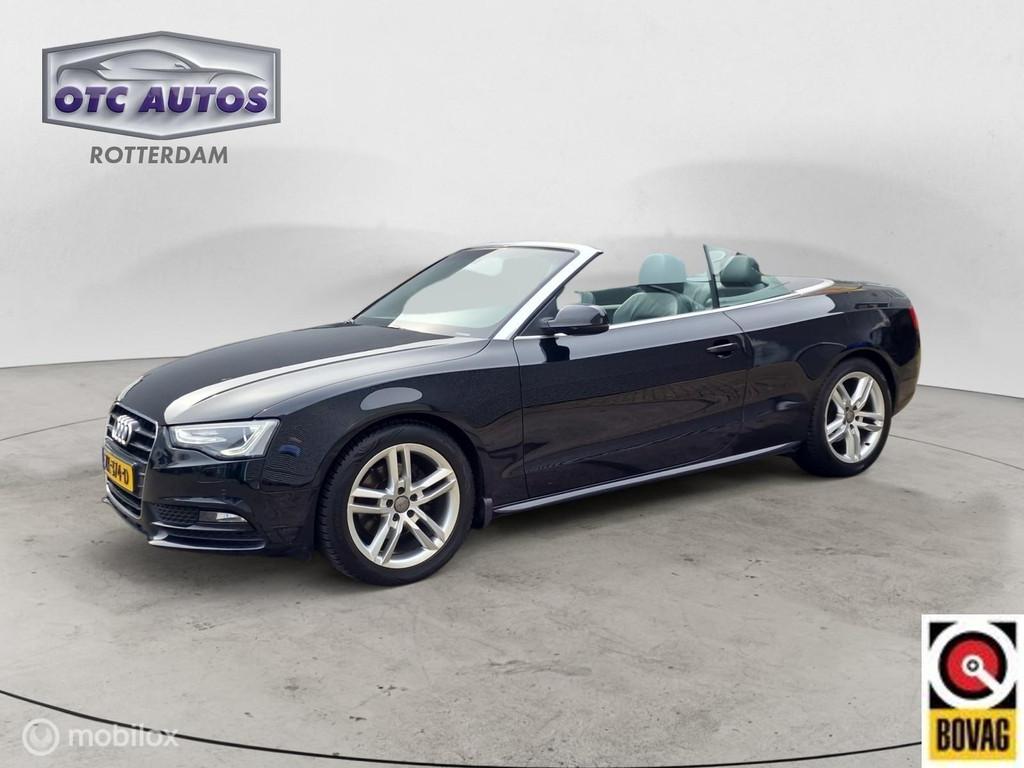 Audi A5 Cabriolet 1.8 TFSI Pro Line S Open Days Dealer onder, Auto's, Euro 5, Gebruikt, Zwart, Cabriolet