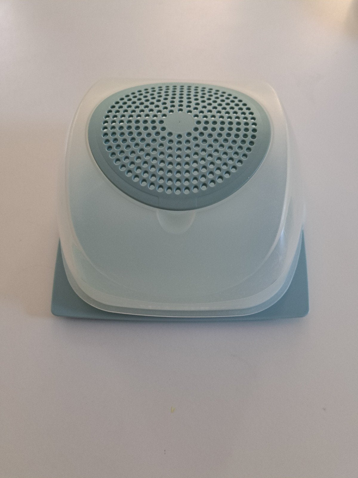 Tupperware kaasdoos, Bewaardoos, Blauw, Ophalen of Verzenden, Met deksel