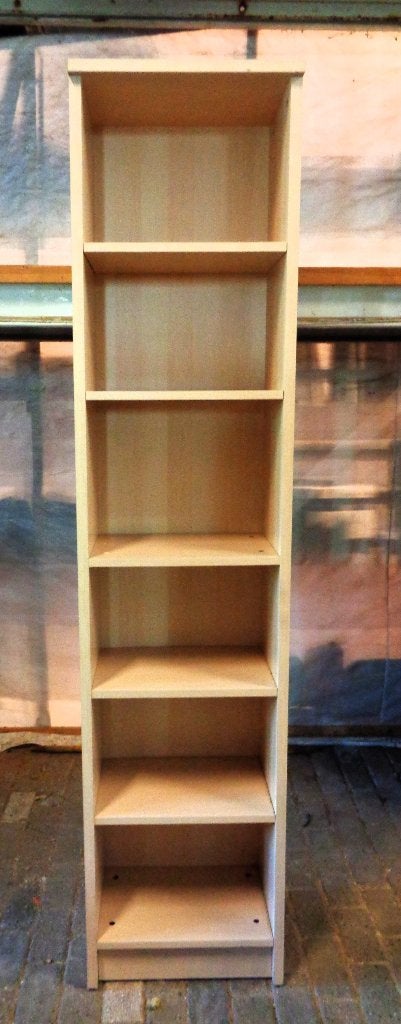 Smalle hoge boekenkast - 217 cm hoog -, Ophalen, Met plank(en), Gebruikt, 200 cm of meer