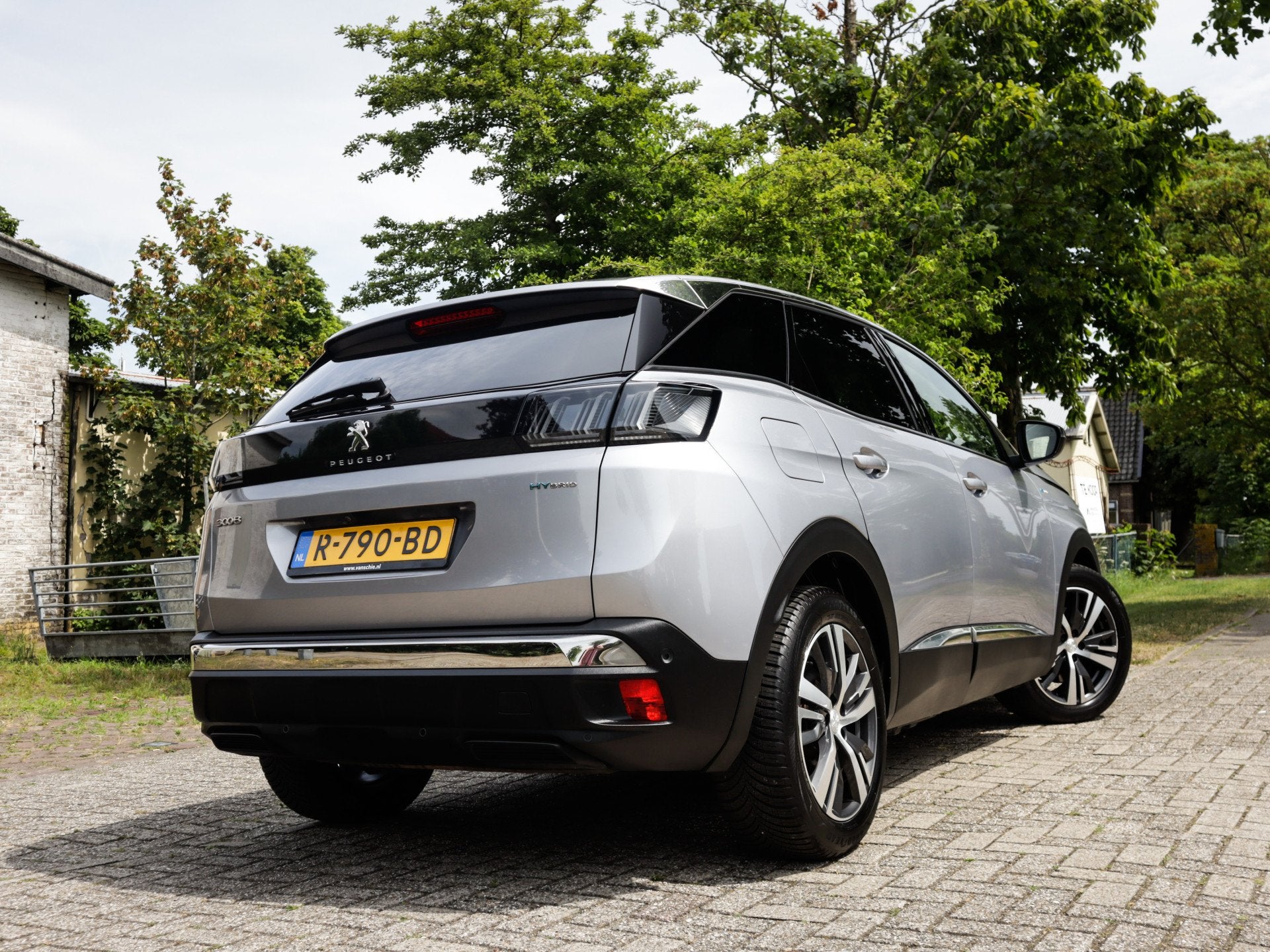 Peugeot 3008 1.6 HYbrid 225 Allure 1e-Eig. & Dealer-Onderh B, Auto's, Peugeot, 12 maanden, Leder en Stof, Parkeersensor, Bedrijf