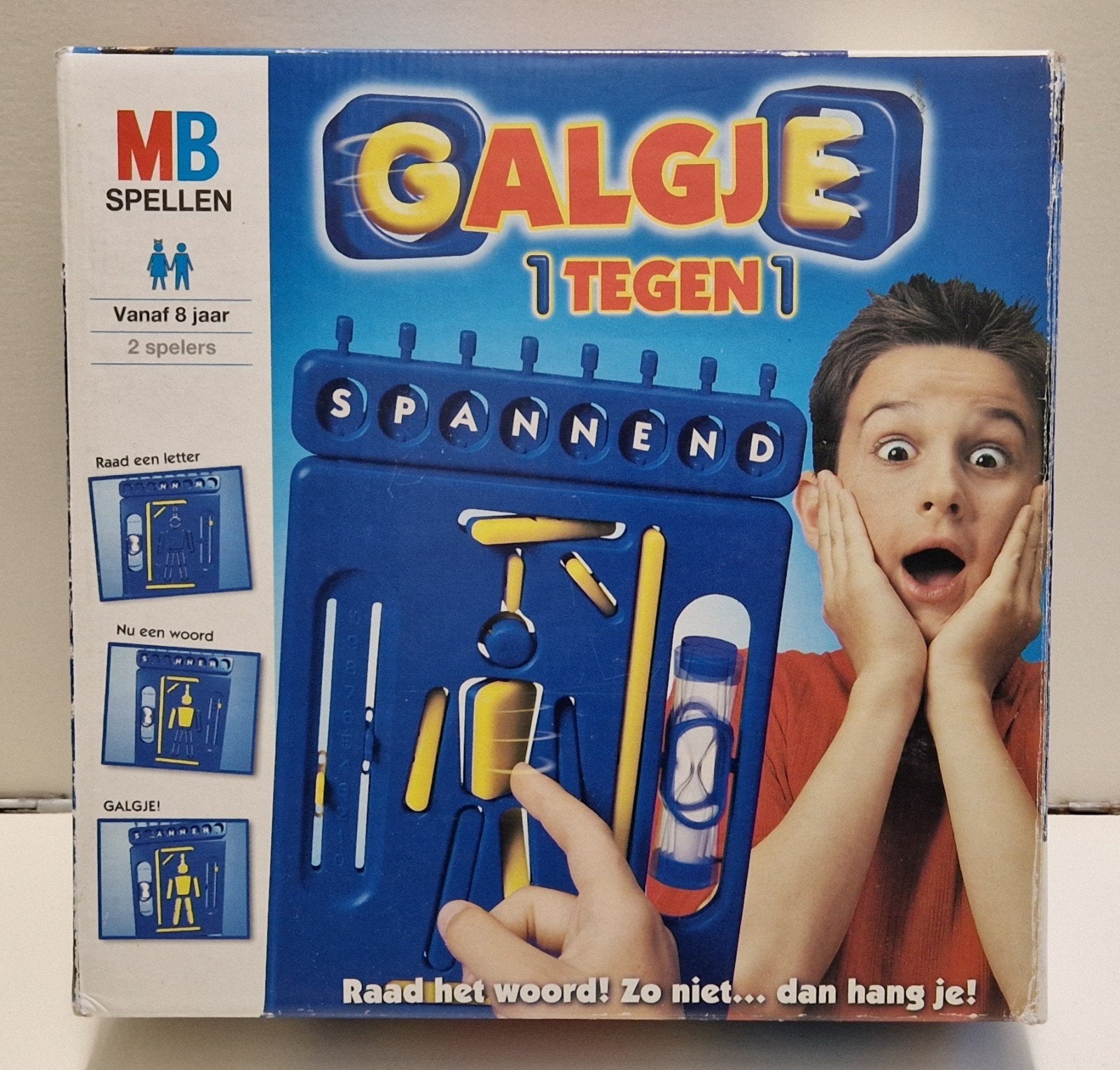 Galgje 1 Tegen 1 MB Spellen, Een of twee spelers, Ophalen of Verzenden, Gebruikt, MB Spellen