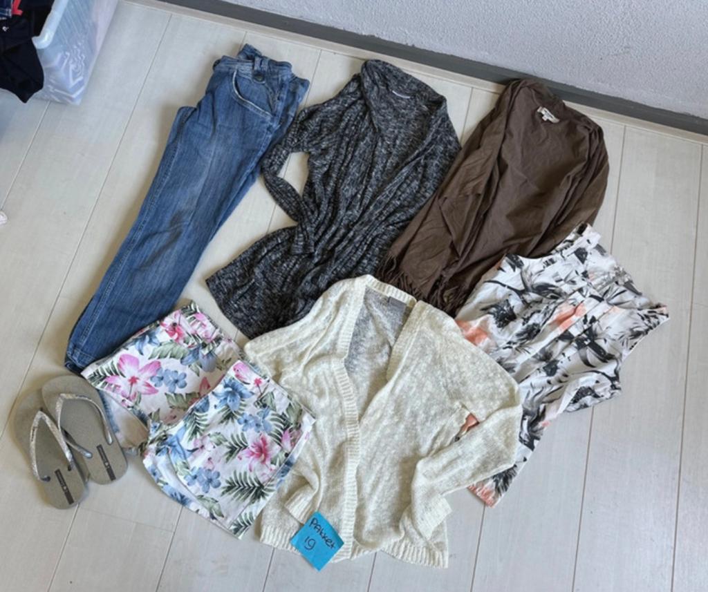 Pakket zomerkleding mt xs pakket 19 incl slipper ipanema, Ophalen of Verzenden, Zo goed als nieuw