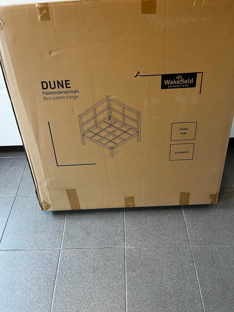 onderstel hoekbank tuin Zwart aluminium (nieuw) karwei, Ophalen, Zwart, Nieuw, Metaal