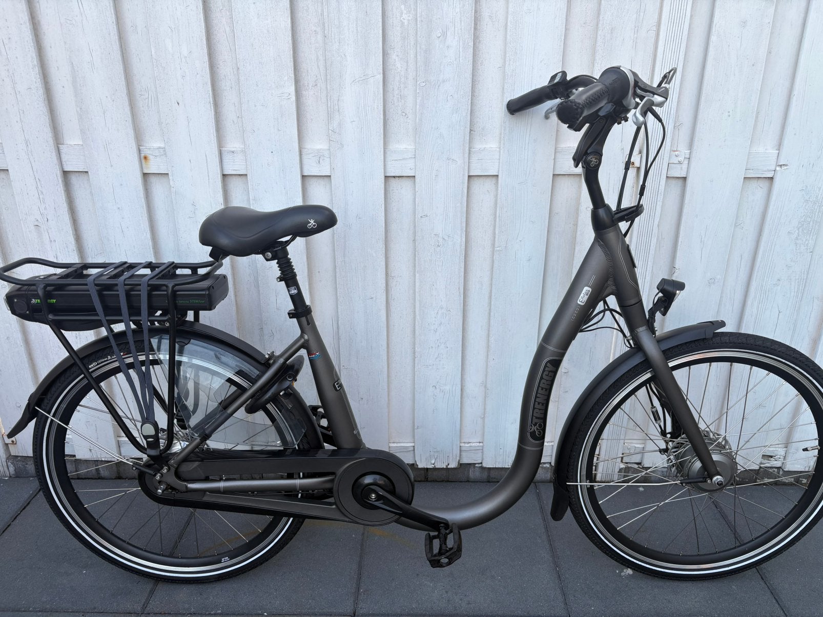 Trenergy E-relo Low e-bike extra lage instap feitelijk nieuw, 47 tot 50 cm, Trommelrem, Ophalen, Overige merken