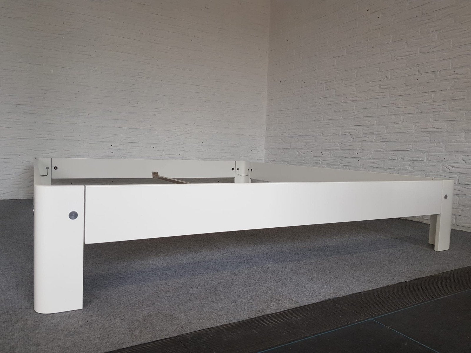 Auping Auronde bed 180x200cm, Huis en Inrichting, Ophalen, Gebruikt, Wit, Tweepersoons