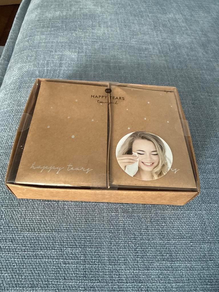 Trouwen happy tears zakdoekjes, Kleding | Dames, Ophalen of Verzenden, Nieuw, Bruin, Accessoires
