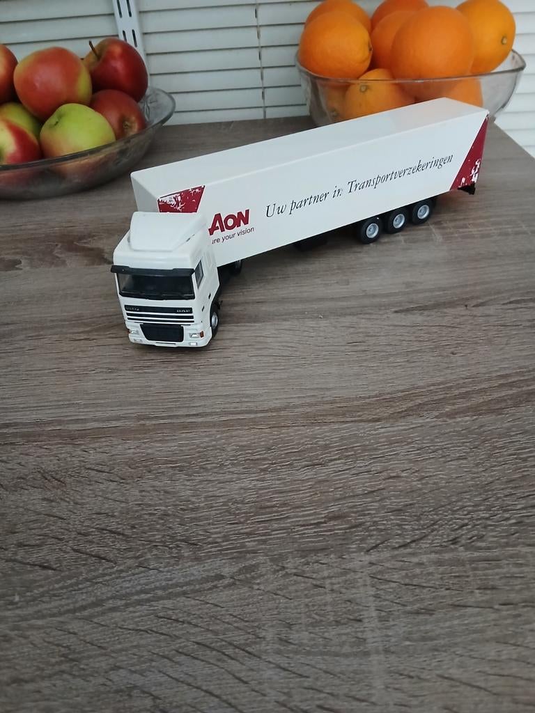 Daf 95xf van lion car 1.50, Ophalen of Verzenden, Bus of Vrachtwagen, Lion Toys