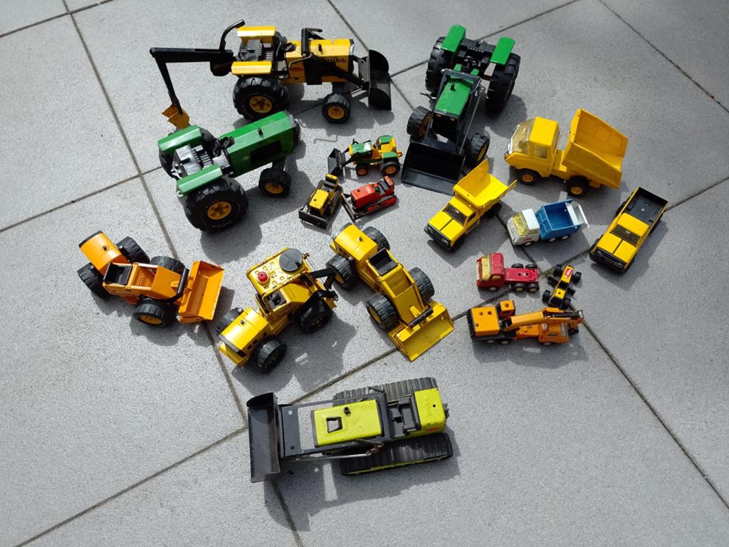 Lot vintage Tonka, Kinderen en Baby's, Speelgoed | Speelgoedvoertuigen, Ophalen of Verzenden, Gebruikt