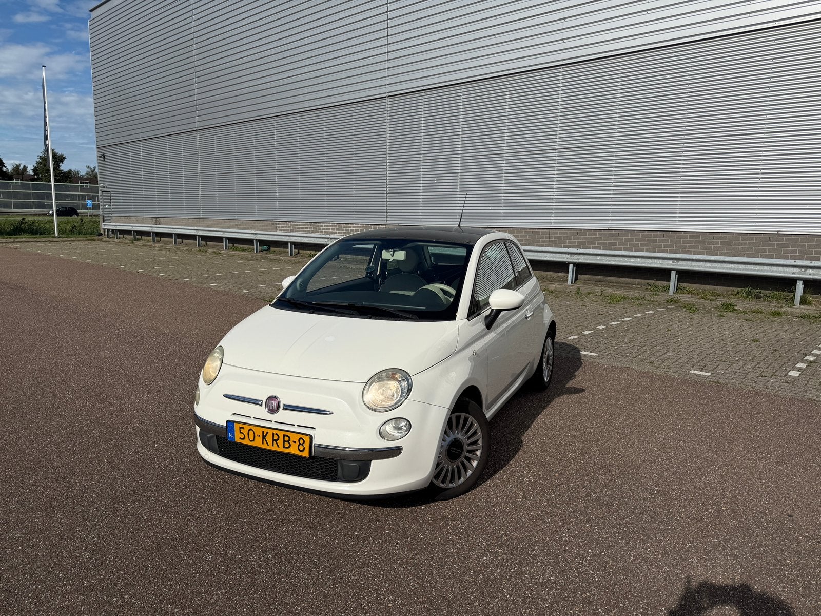 Fiat 500 1.2 AUT 51KW 2010 Wit, 1242 cc, 4 cilinders, Wit, Origineel Nederlands
