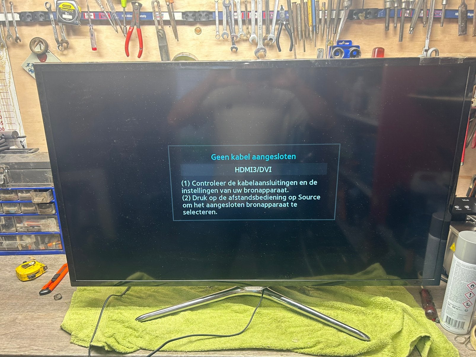 TV Samsung 40 inch, Ophalen, Gebruikt, Tv en Weergevers