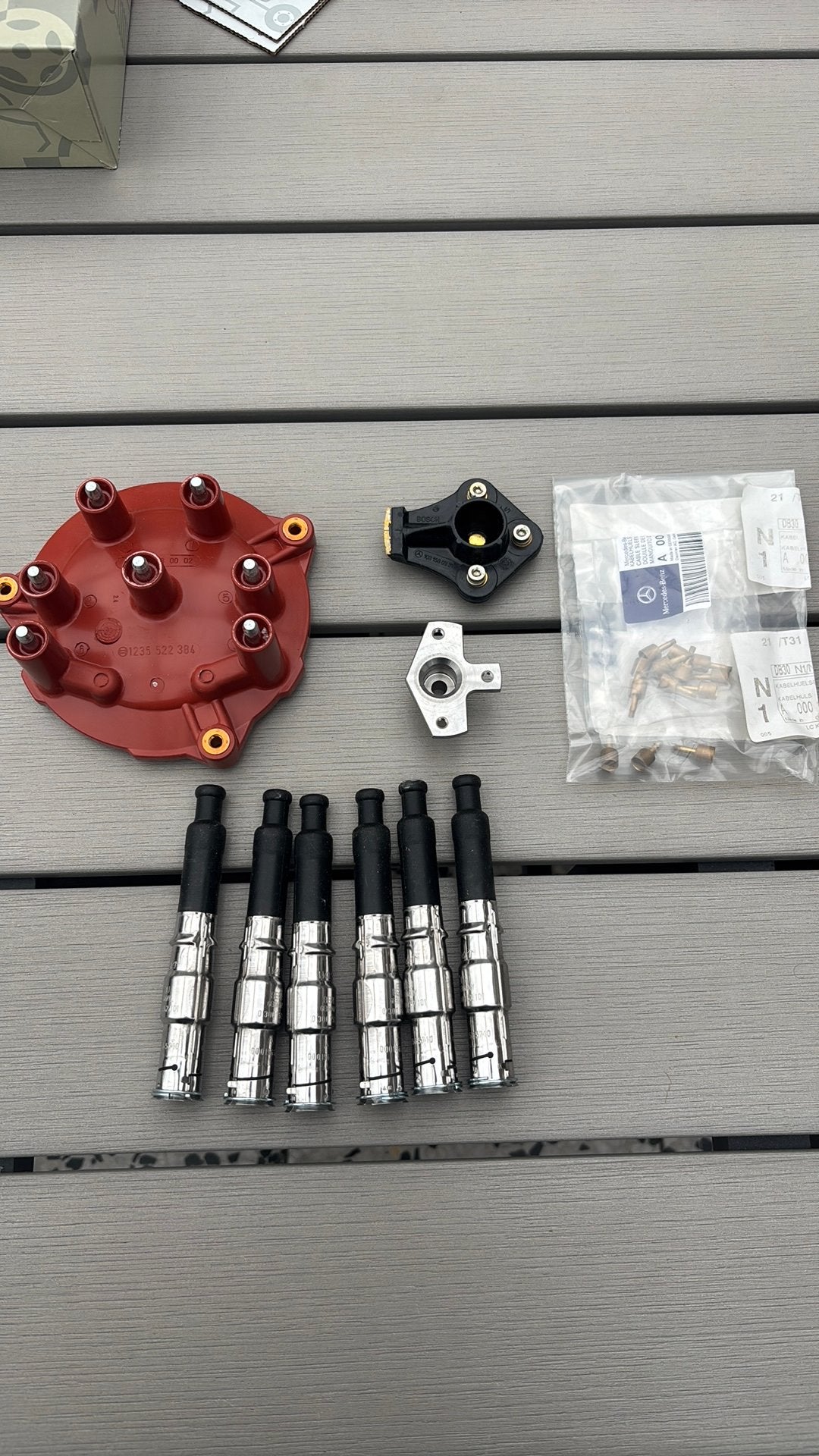 Mercedes ontsteking onderdelen W124/W126/R107, Ophalen of Verzenden, Nieuw, Mercedes-Benz