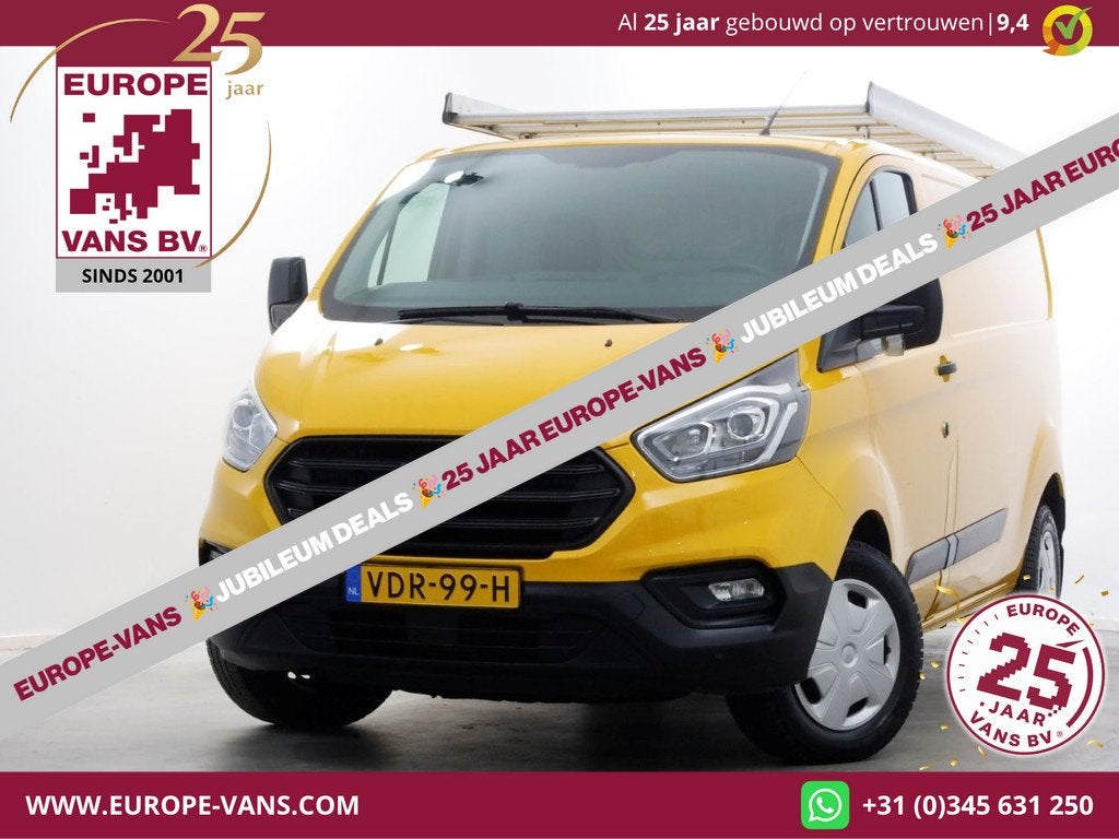 Ford Transit Custom 340 2.0 TDCI 130pk L2H1 Trend Airco/Trek, Auto's, Bestelauto's, Voorwielaandrijving, 15 km/l, Euro 6, 4 cilinders