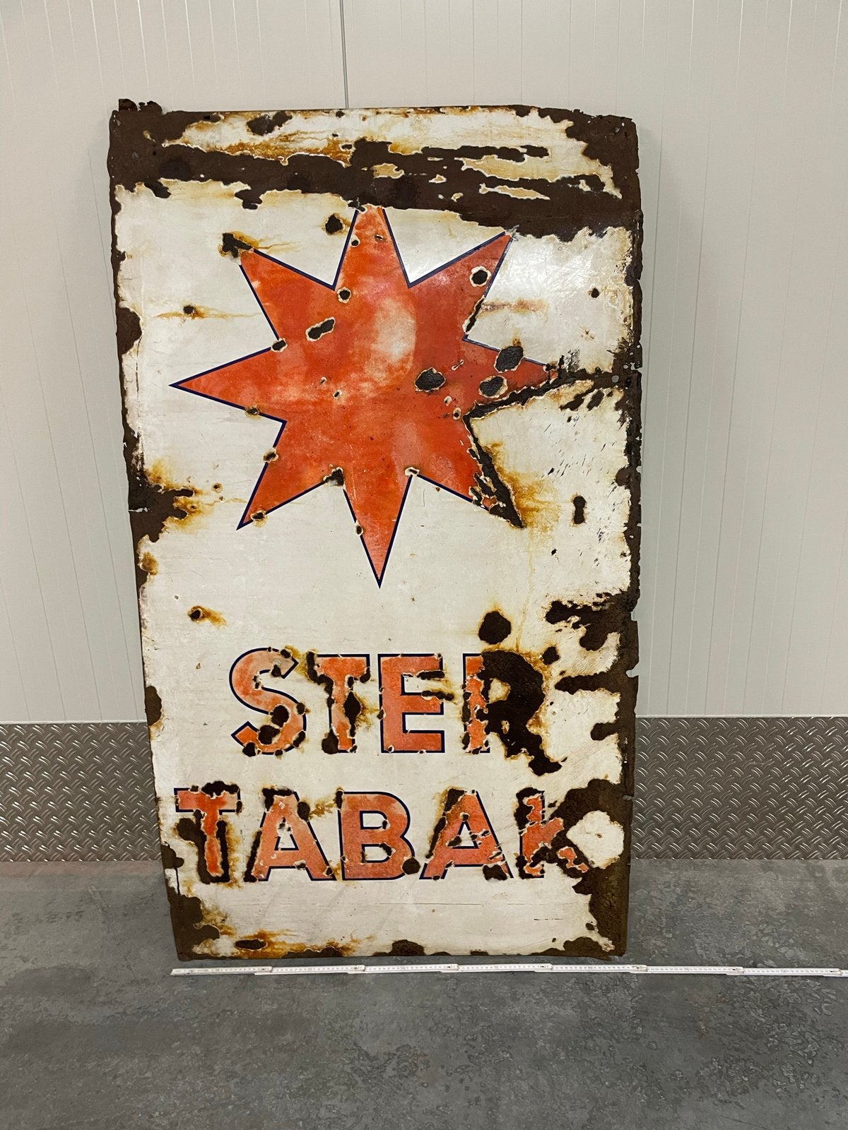 Vintage Ster Tabak Emaille Reclamebord - Uniek Verzamelobjec, Ophalen