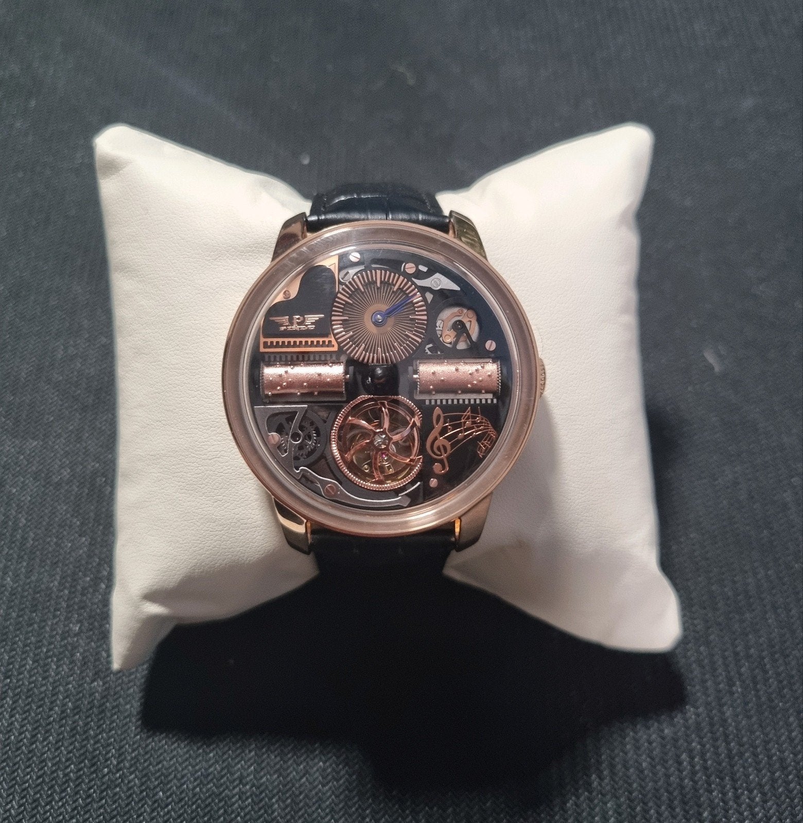 Pindu Godfather Watch (Jacob&Co) Automatisch Horloge, Overige merken, Leer, Polshorloge, Ophalen of Verzenden