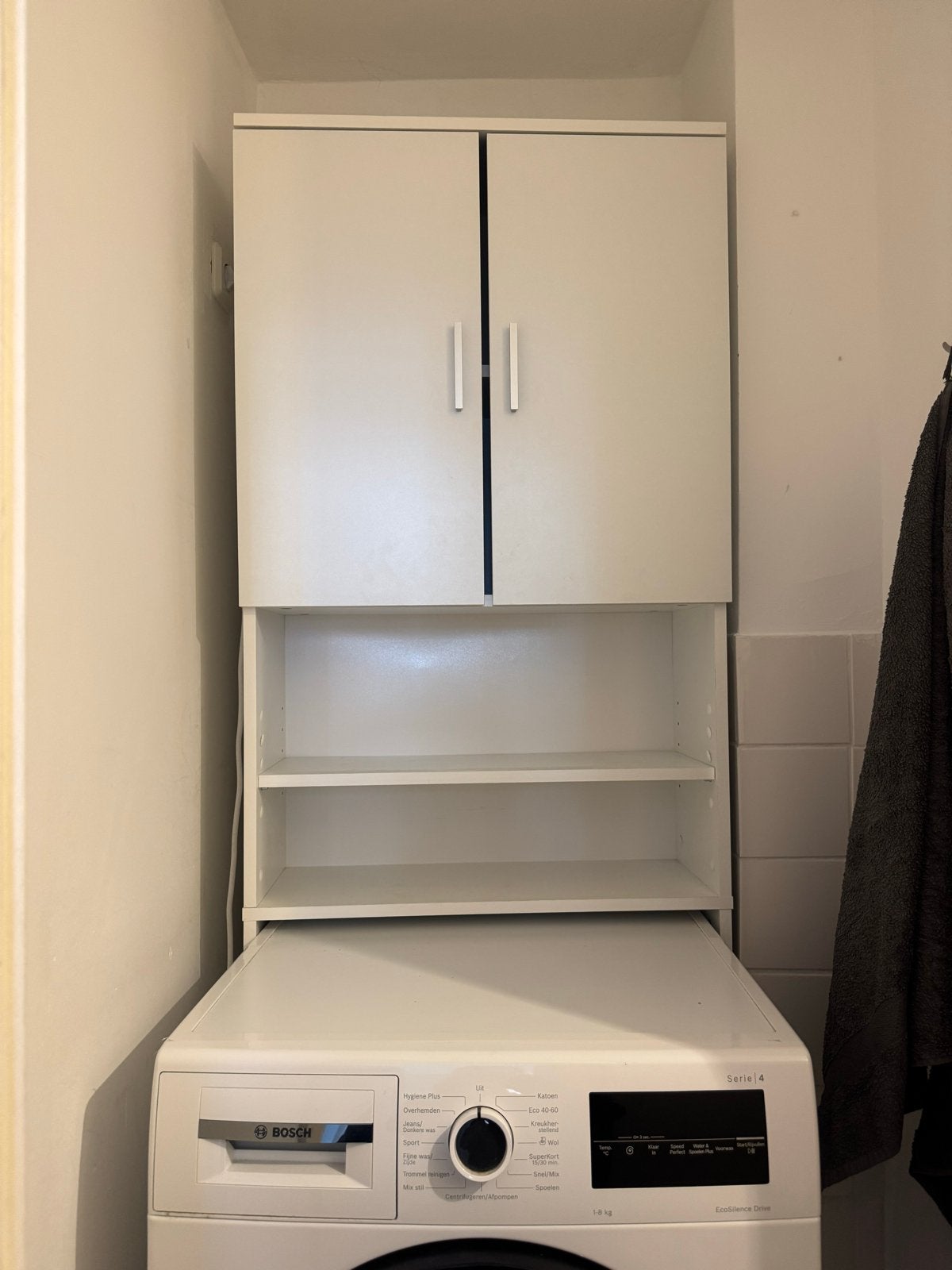 Wasmachinekast, Ophalen, (Half)hoge kast, 50 tot 100 cm, Zo goed als nieuw