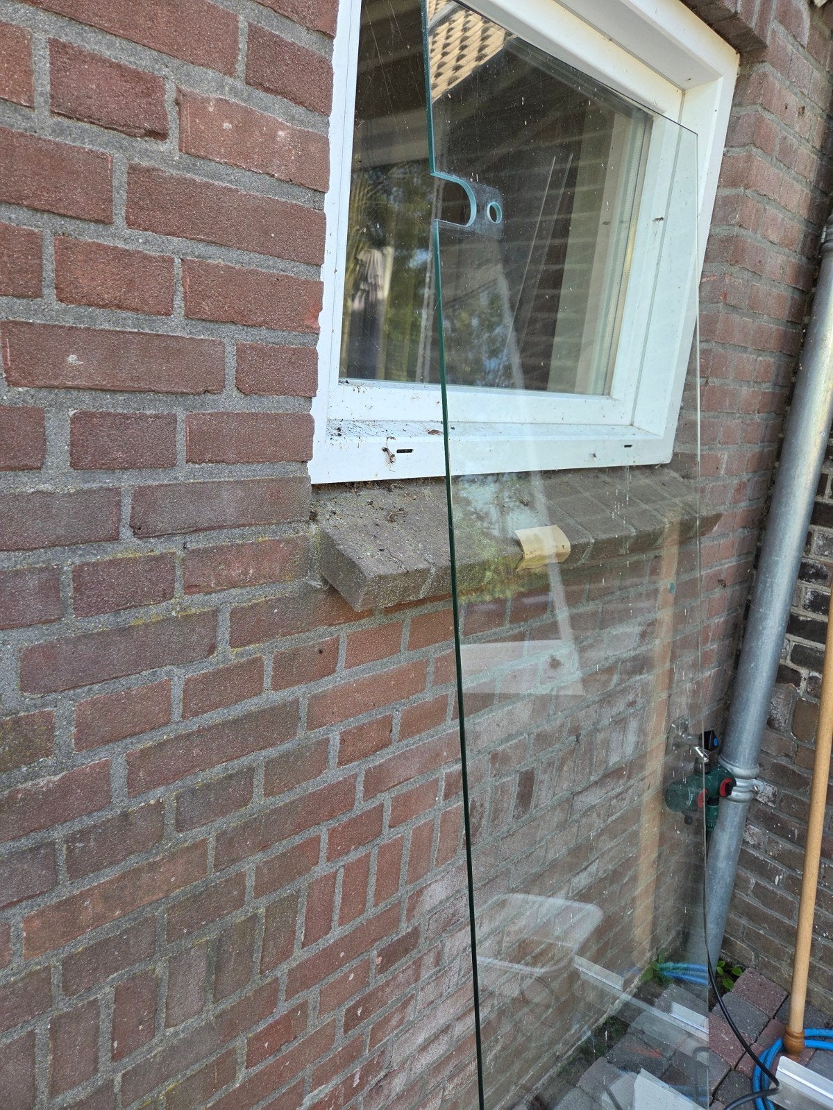 glazen douchedeur, Ophalen, Minder dan 80 cm, Nieuw, 160 cm of meer