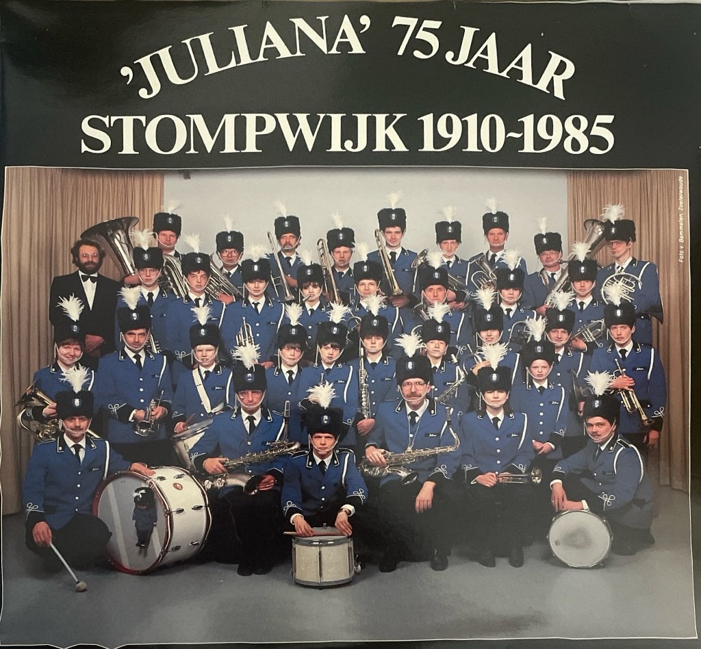 Jubileum uitgave Juliana' Stompwijk - Wilhelmina Rijnsburg, LP, Inclusief binnenhoes, Ophalen of Verzenden, Zo goed als nieuw