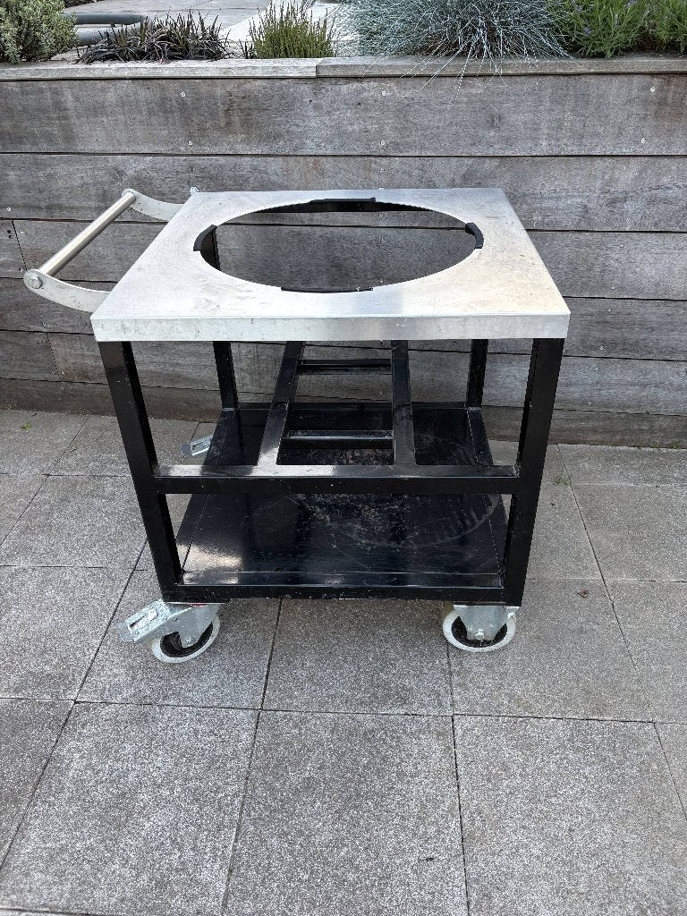 RVS BBQ onderstel, Ophalen, Gebruikt