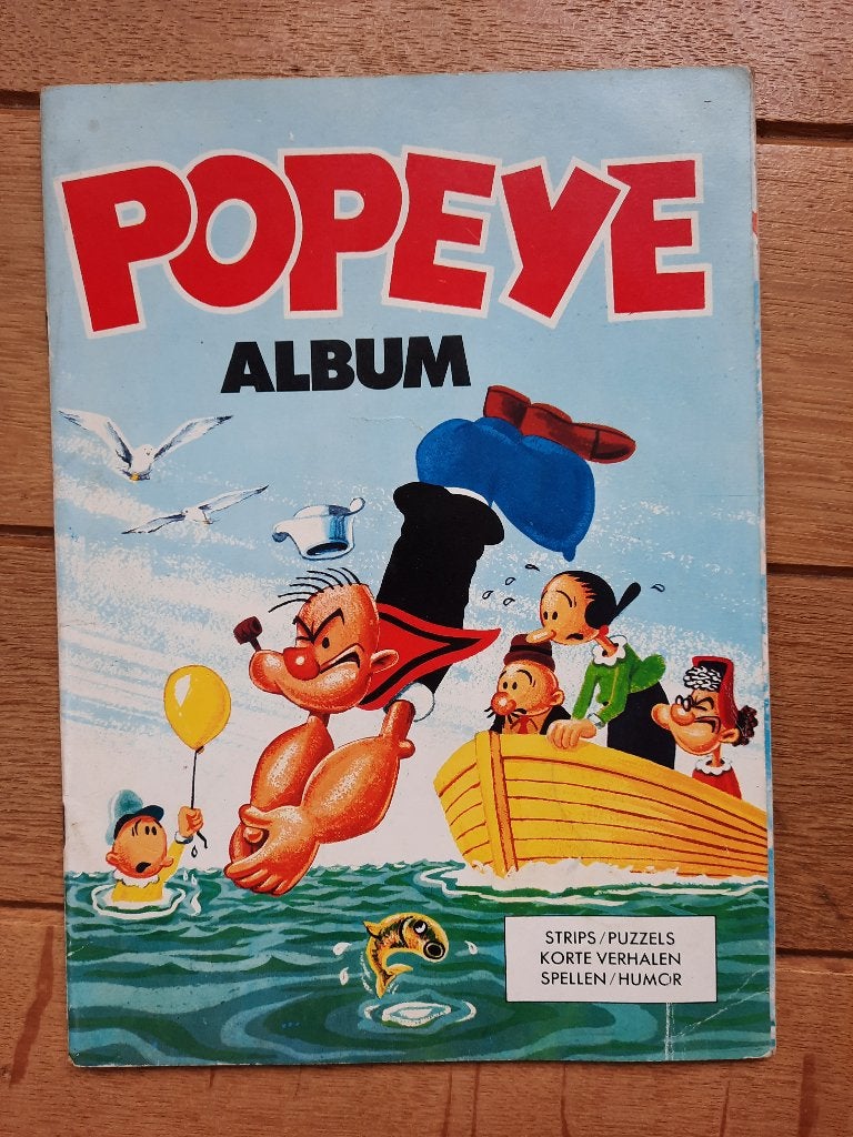 Stripboek - Popeye Album - 1976 van Supermarkt A&O, Ophalen of Verzenden
