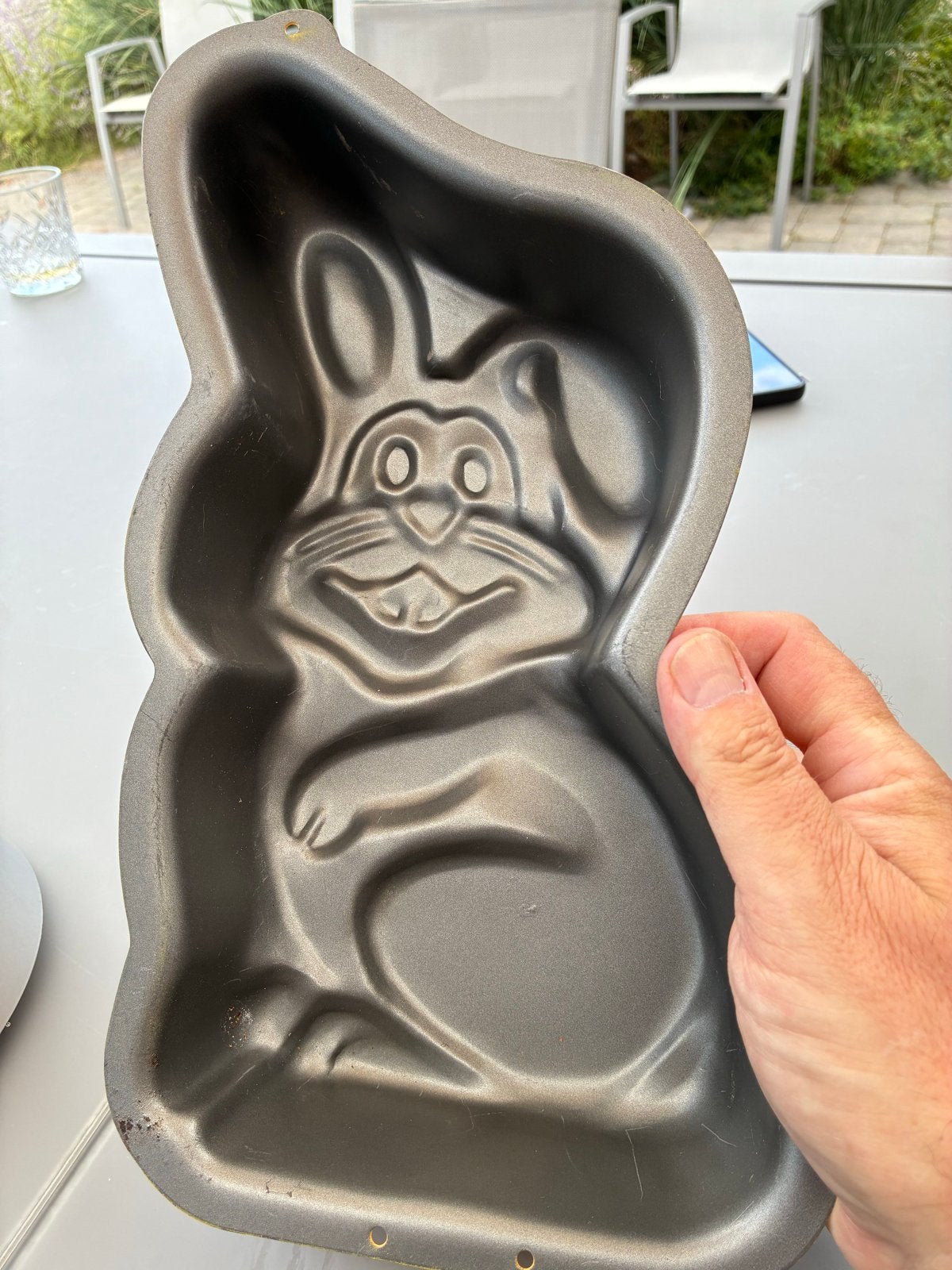Konijnen bakvorm - Perfect voor Pasen of kinderfeestjes, Verzenden, Metaal, Grijs, Overige merken