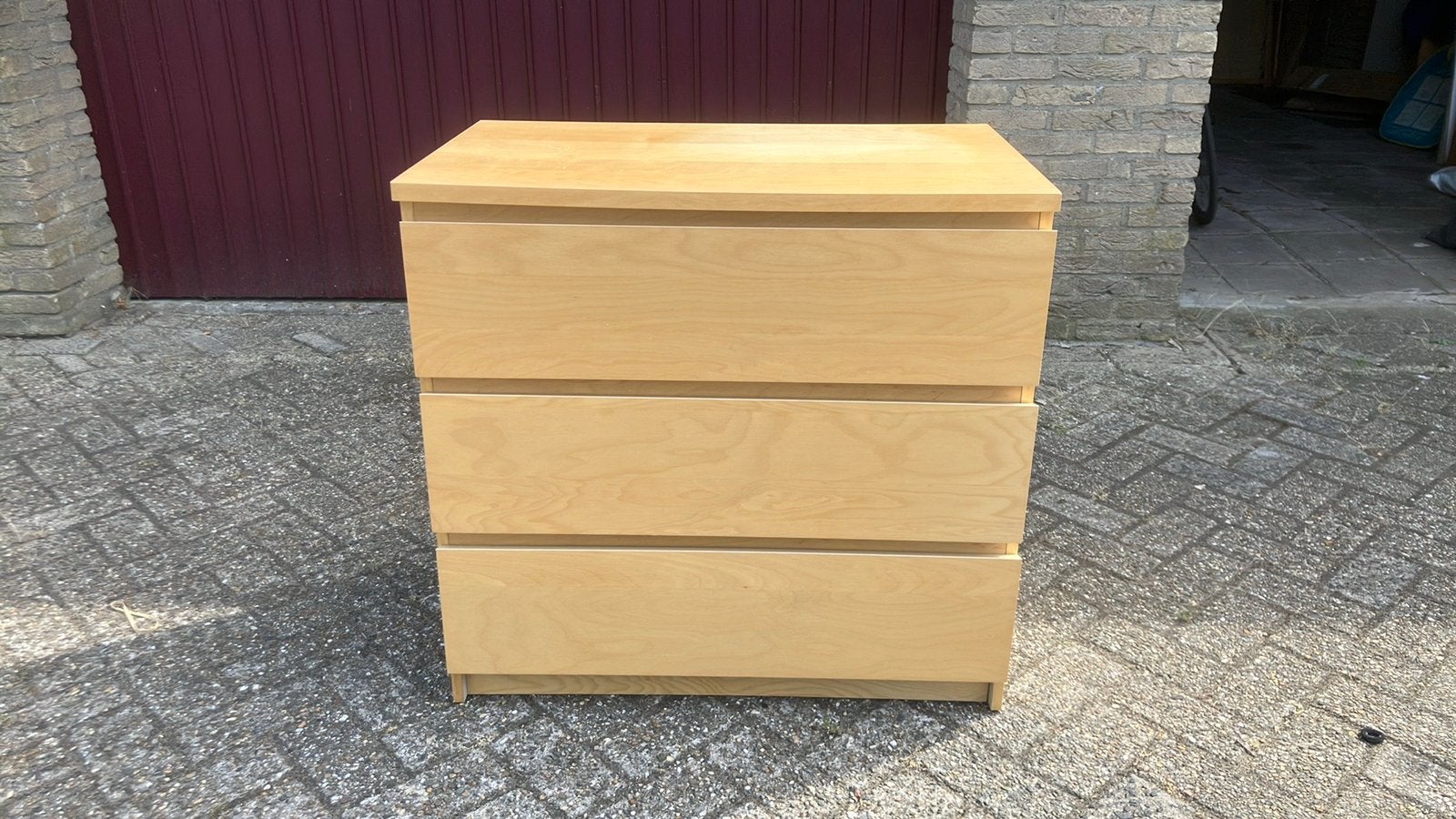 Ikea Ladekast - Houtkleur - Gratis op te halen, Ophalen, 50 tot 100 cm, Zo goed als nieuw, 3 of 4 laden