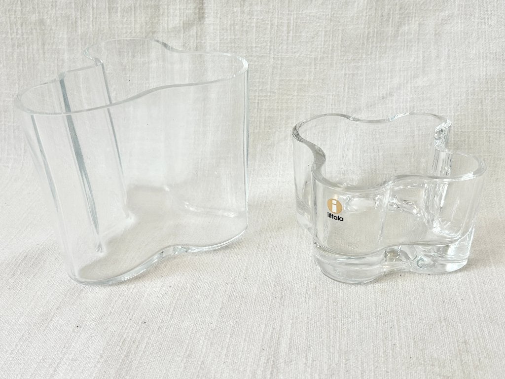 Iittala - Alvar Aalto, Verzenden, Zo goed als nieuw, Transparant, Glas
