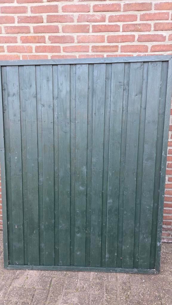 Kleine lichte schutting, Tuin en Terras, Schuttingen, Ophalen, Hout, Minder dan 3 meter, 1 tot 2 meter
