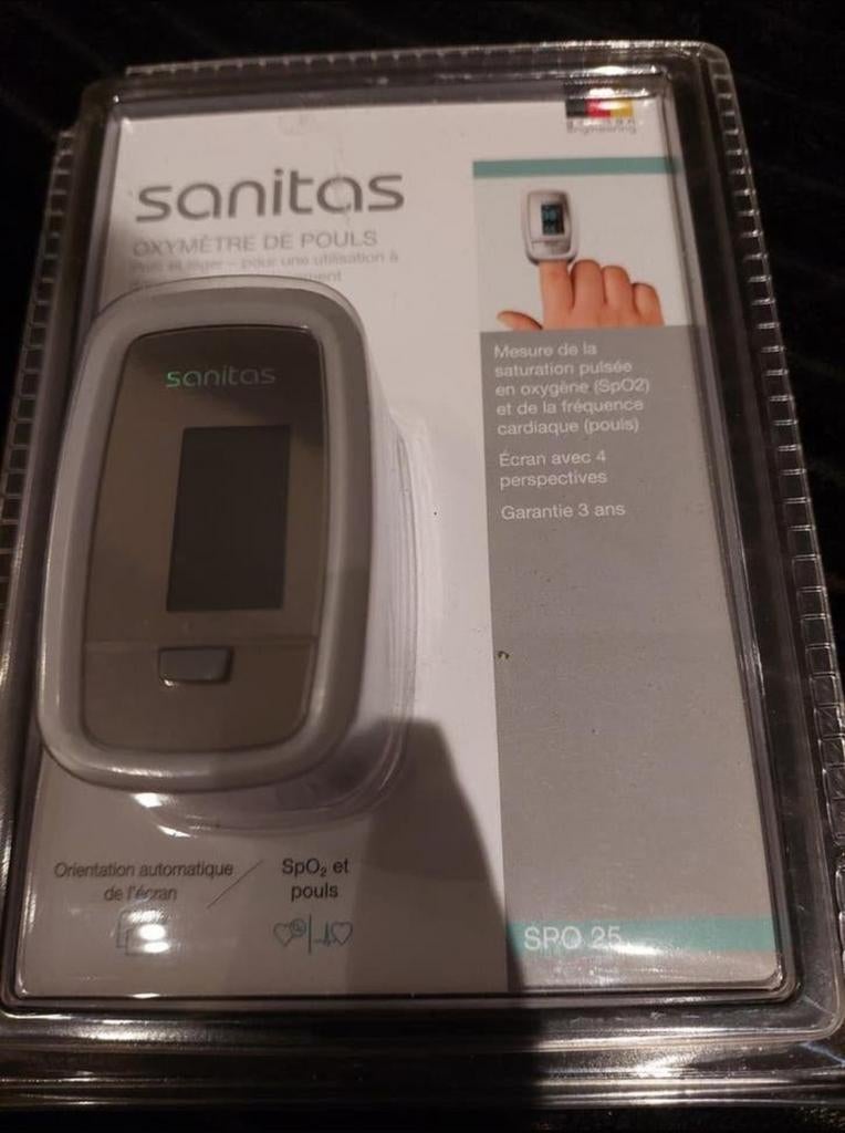 Sanitas OXYMÈTRE DE POULS SPO 25 - Nieuw in verpakking, Ophalen, Nieuw, Overige typen