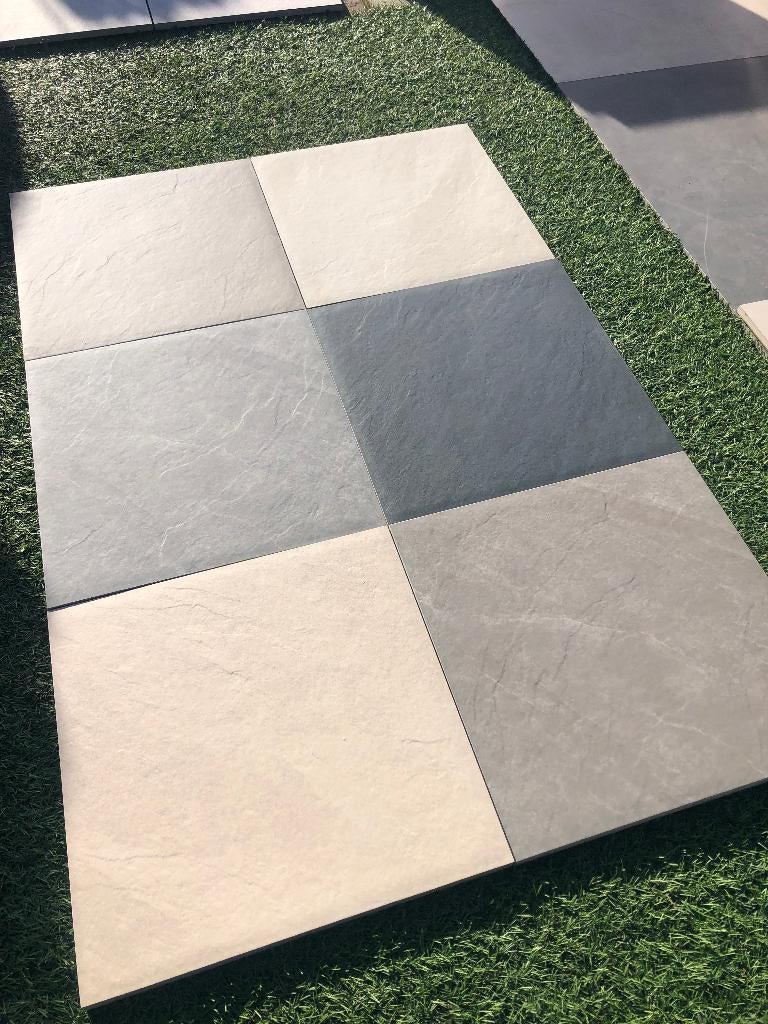 keramische terrastegels 60x60x3 1 ste keus nu 45 euro p/m2, Keramiek, Nieuw, Ophalen of Verzenden, 10 m² of meer