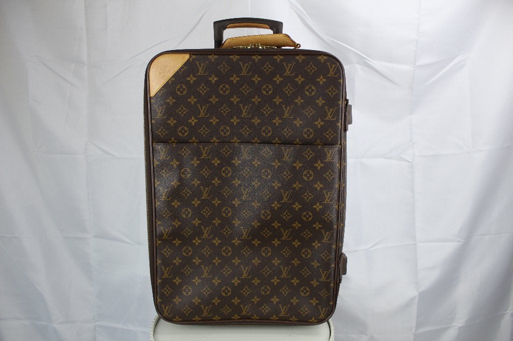 Louis Vuitton Pegase 55 - 1296, 40 tot 60 cm, Gebruikt, Bruin, Minder dan 35 cm