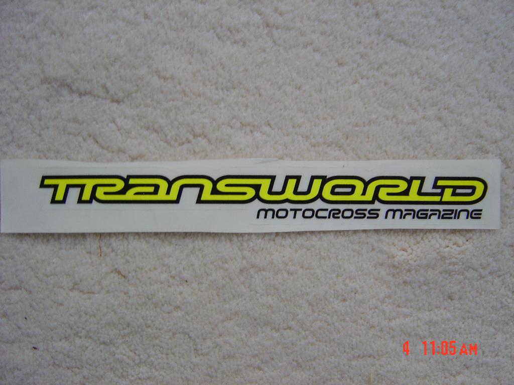 Mechanix Wear Transworld stickers M2R sticker Hiflo Krauser, Ophalen of Verzenden
