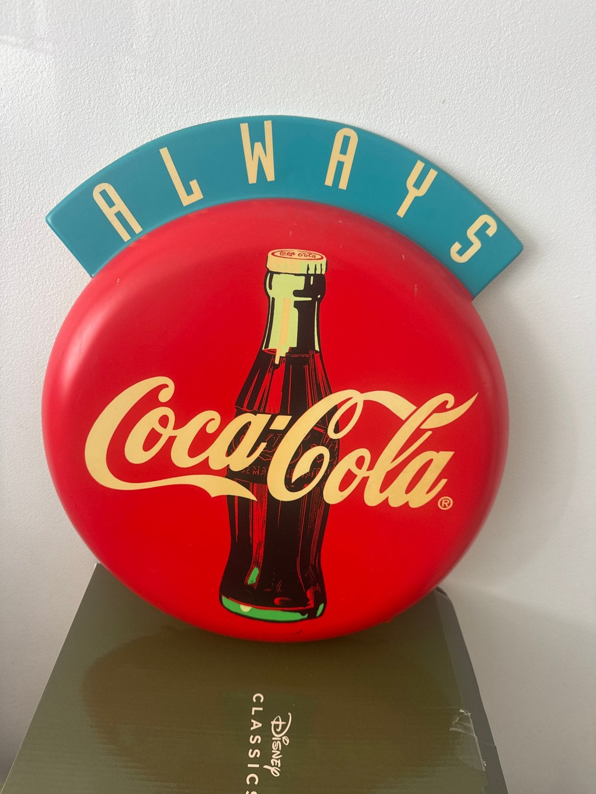 Vintage Coca-Cola 'Always' wanddecoratie, Verzamelen, Ophalen of Verzenden, Gebruikt