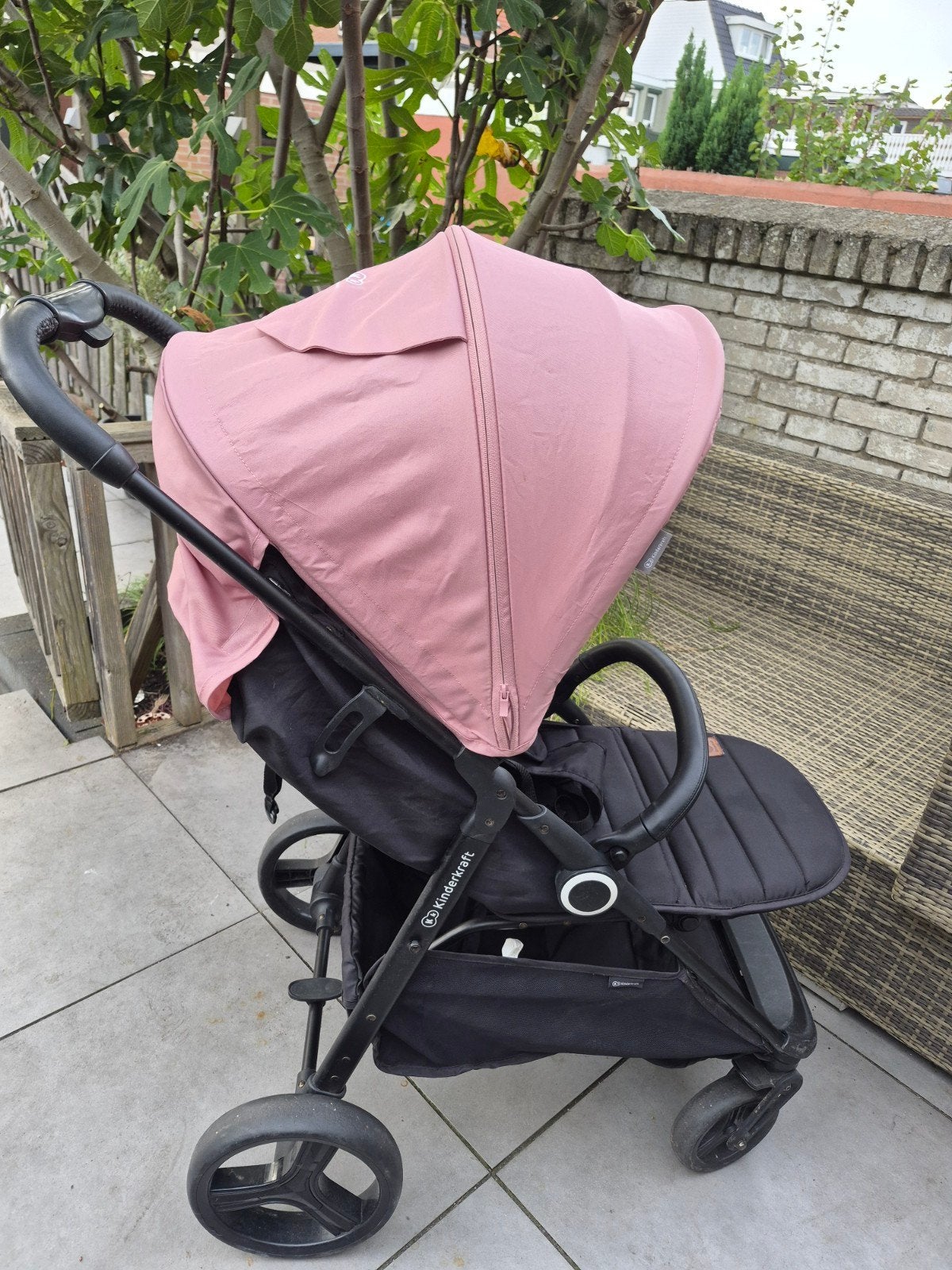 Opvouwbare Buggy met Voetenzak en XXL Zonneklep, Ophalen, Gebruikt, Overige merken, Verstelbare rugleuning