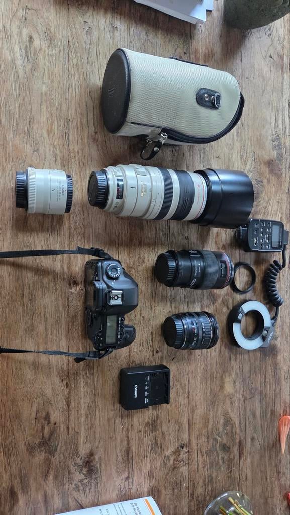 Complet Canon set Camera EOS 5d Mark II, Ophalen, Gebruikt, Spiegelreflex, Canon