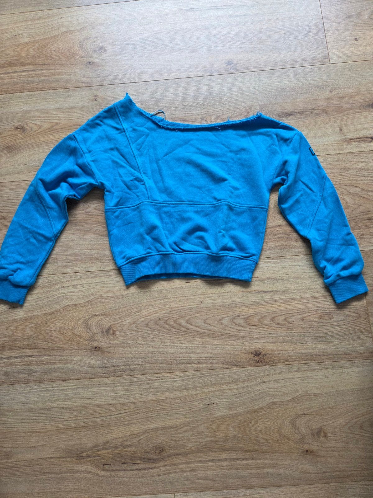 Trui off shoulder Nikkie, maat 32, Blauw, Ophalen of Verzenden, Zo goed als nieuw, Nikkie