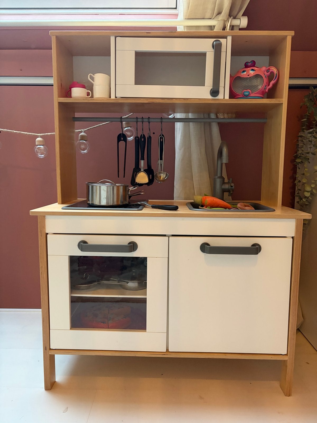 IKEA Duktig kinderkeuken met accessoires, Ophalen, Zo goed als nieuw, Overige typen, Met geluid