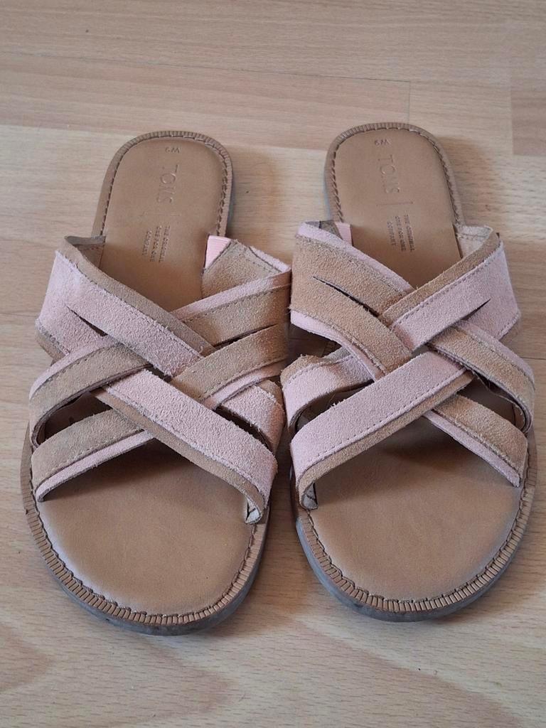 TOM'S Dames slipper leder, Ophalen, Overige typen, Zo goed als nieuw, TOMS