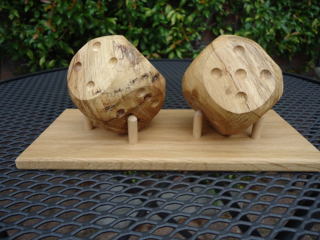 set houten dobbelstenen, Ophalen, Huis en Inrichting