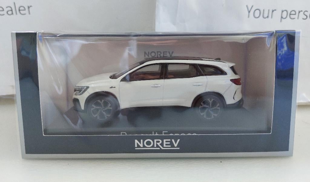 Norev 1:43 Renault Espace Esprit Alpine 2023 Pearl White, Ophalen of Verzenden, Nieuw, Auto, Norev