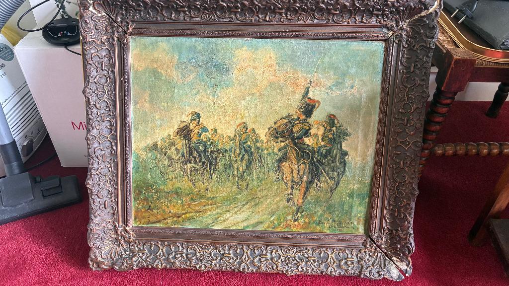Tekeningen, schilderij, Antiek en Kunst, Kunst | Schilderijen | Klassiek, Ophalen