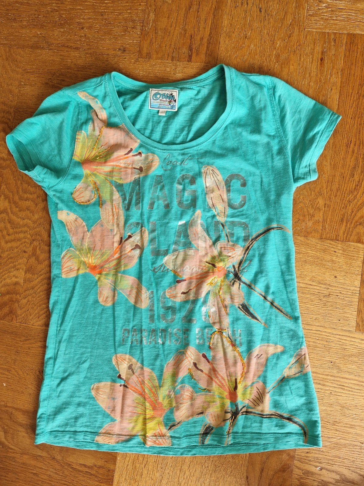 t-shirt groen, Maat 42/44 (L), Ophalen of Verzenden, Zo goed als nieuw, Korte mouw