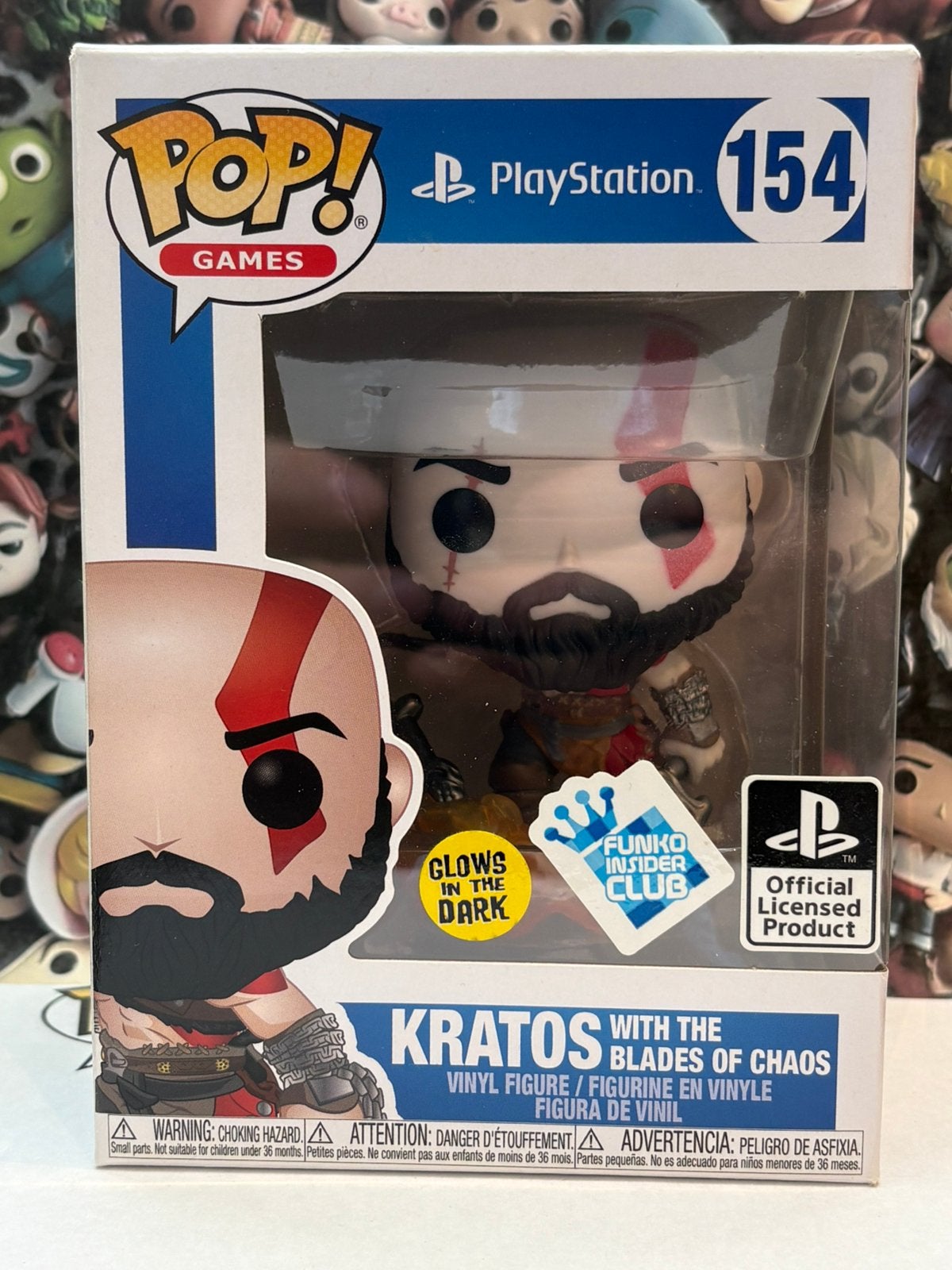 Funko pop Kratos 154 van God of War games playstation, Ophalen of Verzenden, Zo goed als nieuw
