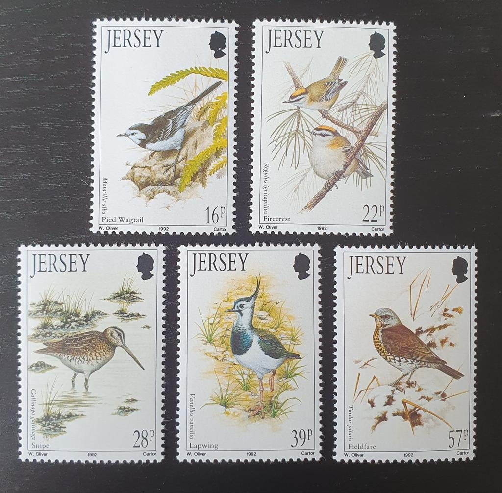 Jersey 1992 Vogels Michel 563-567 postfris, Verzenden, Postfris, Dier of Natuur