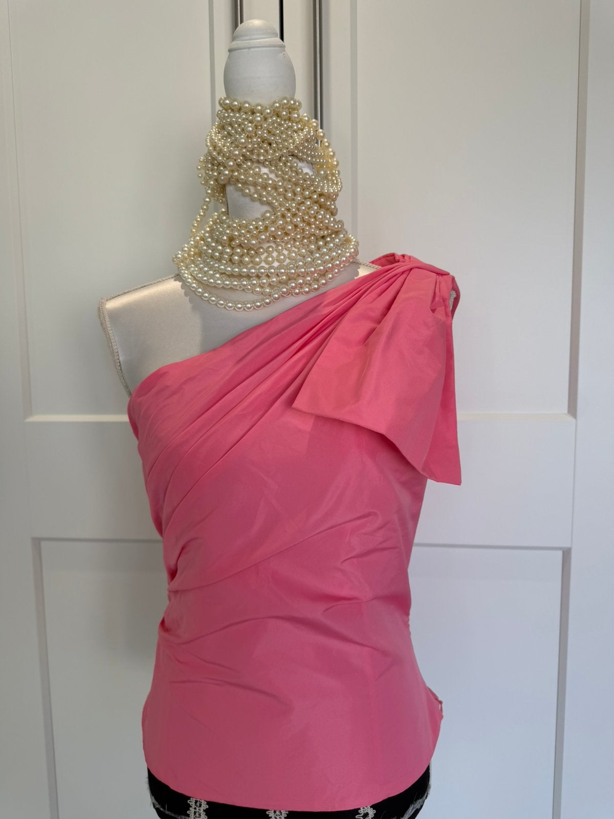 Nieuw met kaartjes Zara   top roze one shoulder xl 40, Maat 38/40 (M), Verzenden, Nieuw, Roze